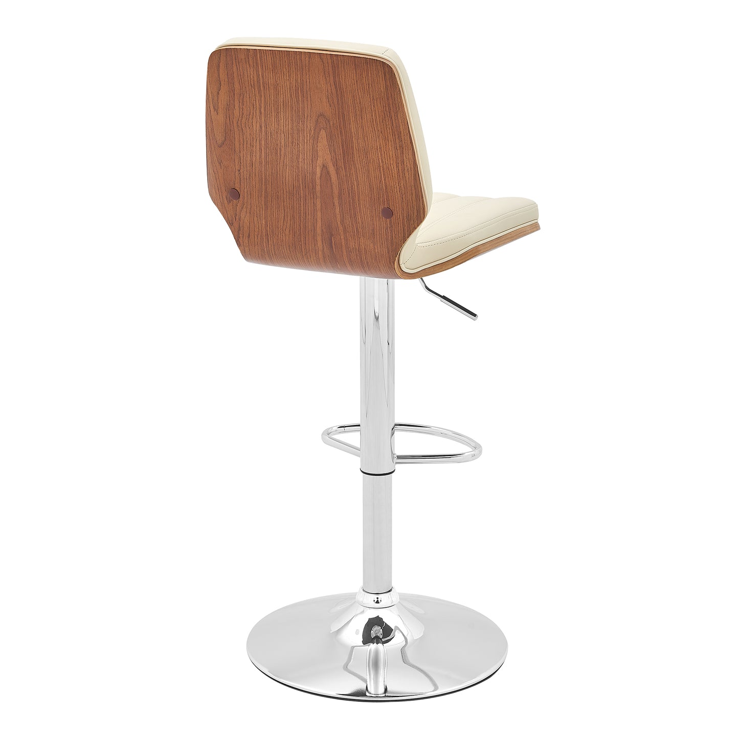 Sabine Adjustable Swivel Cream Faux Leather