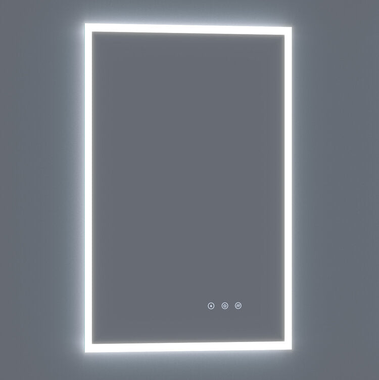 Arpella Lucent 24 in. x 36 in. Wall Mounted LED Vanity Mirror