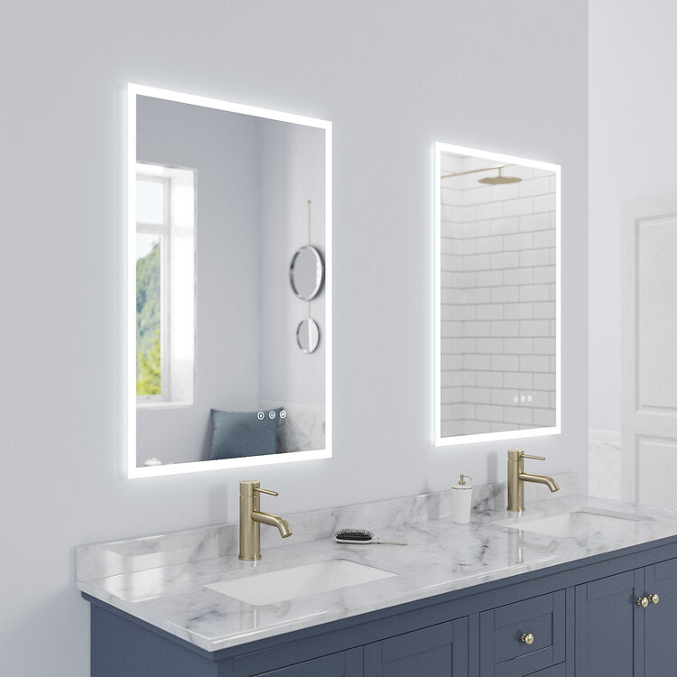 Arpella Lucent 24 in. x 36 in. Wall Mounted LED Vanity Mirror