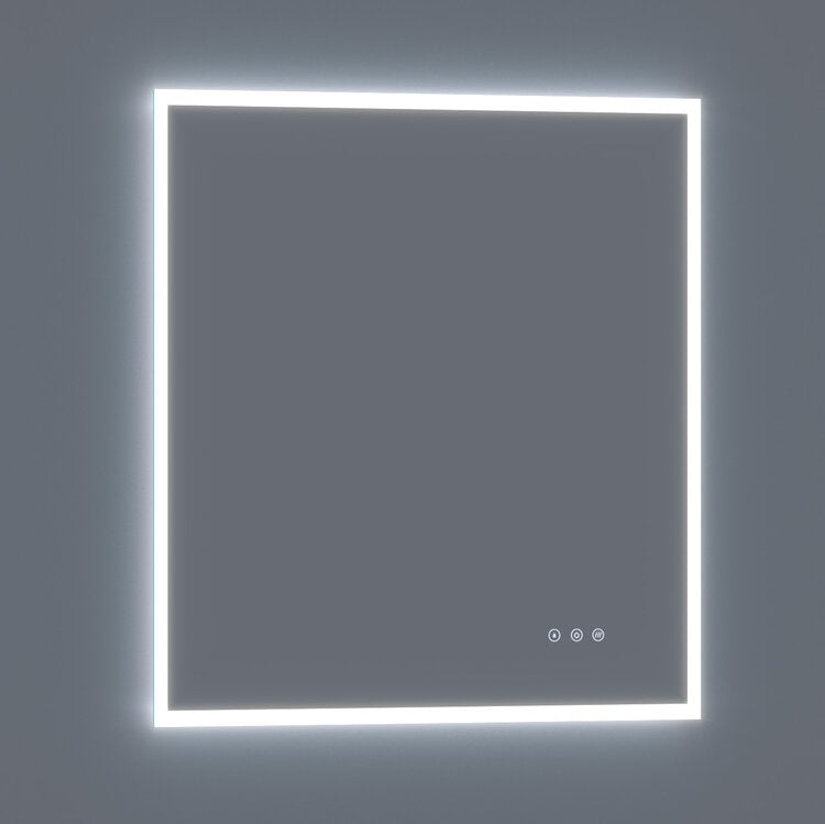 Arpella Lucent 34 in. x 36 in. Wall Mounted LED Vanity Mirror