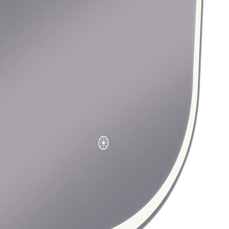 Grace 24x42 Oval Frameless LED Mirror with Memory Dimmer and Defogger
