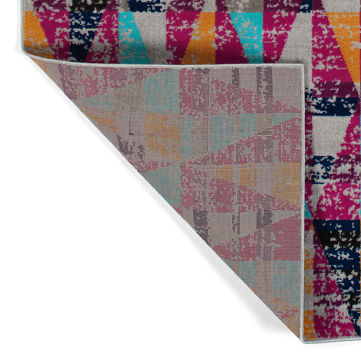 Kaleen Legata Collection Pink Gray Runner 2'2" x 7'6"