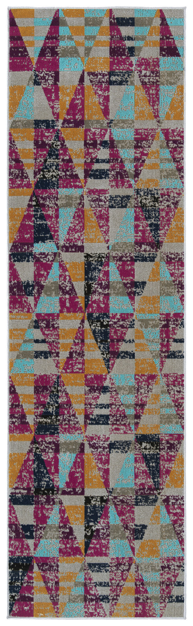 Kaleen Legata Collection Pink Gray Throw Rug 2' x 3'