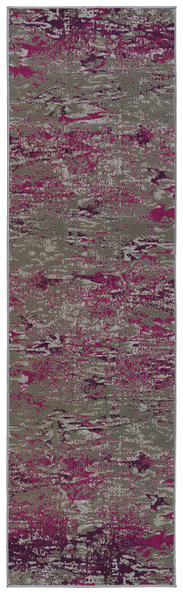 Kaleen Legata Collection Pink Plum Area Rug 5'3" x 7'3"