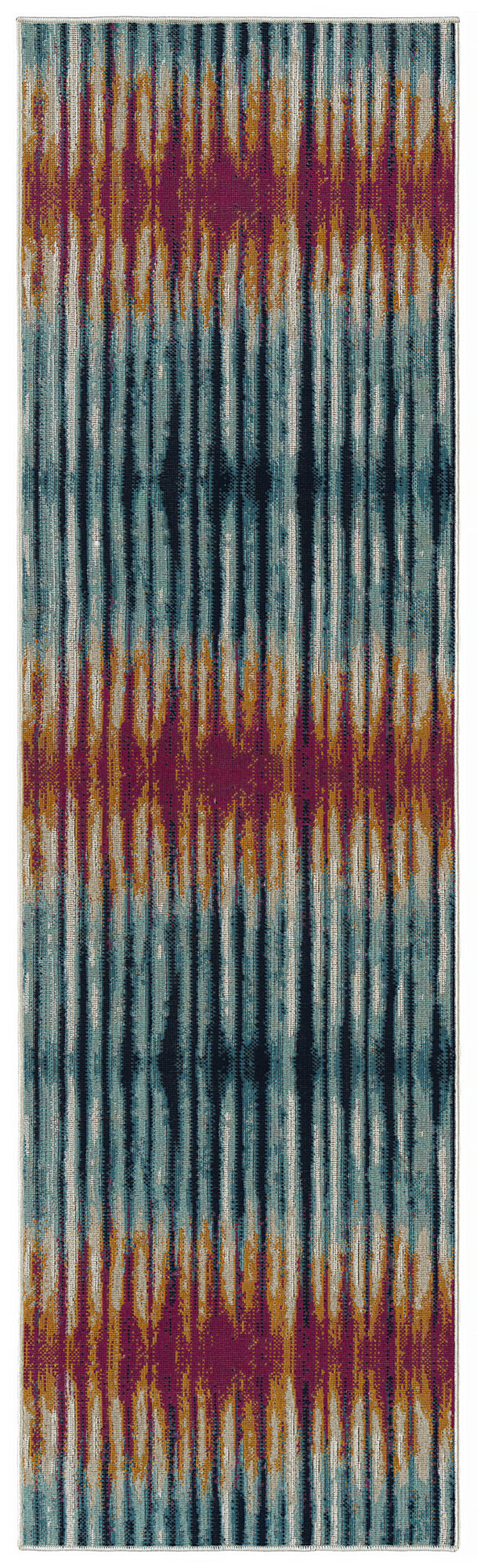Kaleen Legata Collection Multi Turquoise Throw Rug 2' x 3'