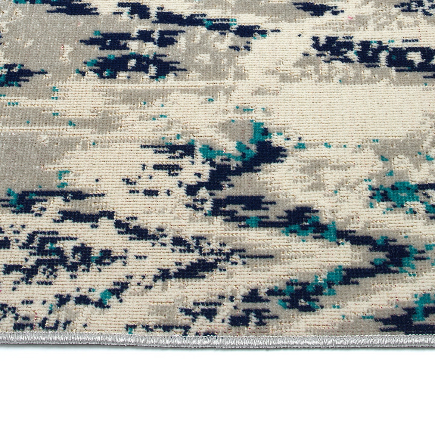 Kaleen Legata Collection Light Grey Area Rug 4'1" x 5'7"