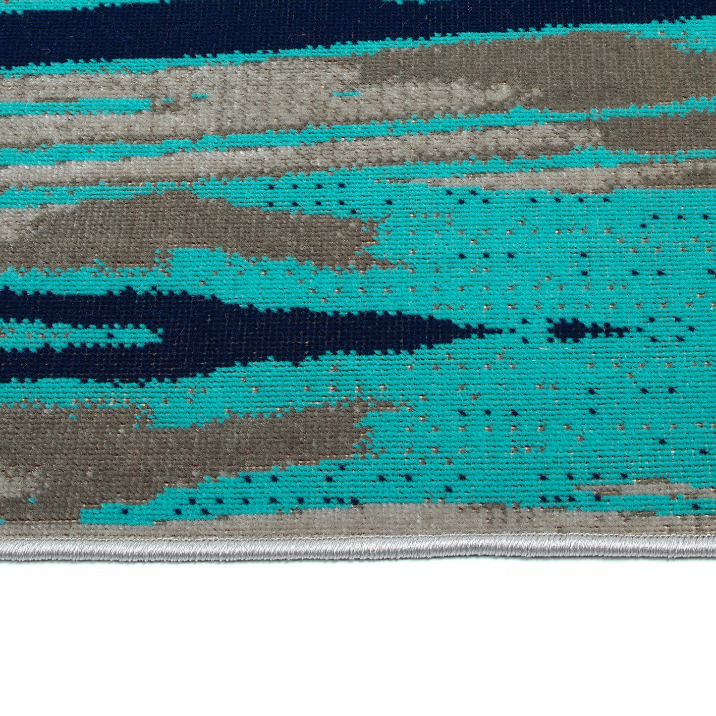 Kaleen Legata Collection Light Turquoise Area Rug 7'10" x 10'