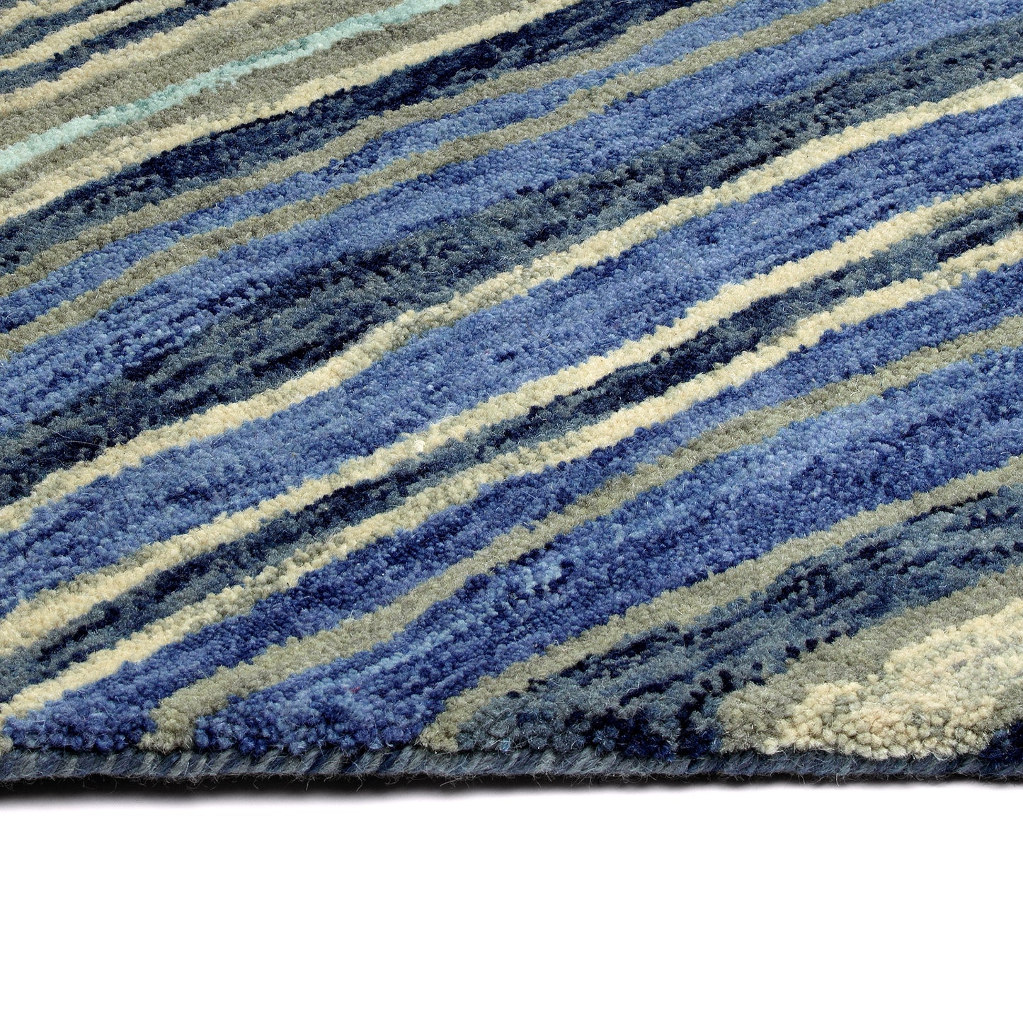 Kaleen Marble Collection Dark Blue Area Rug 9'6" x 13'