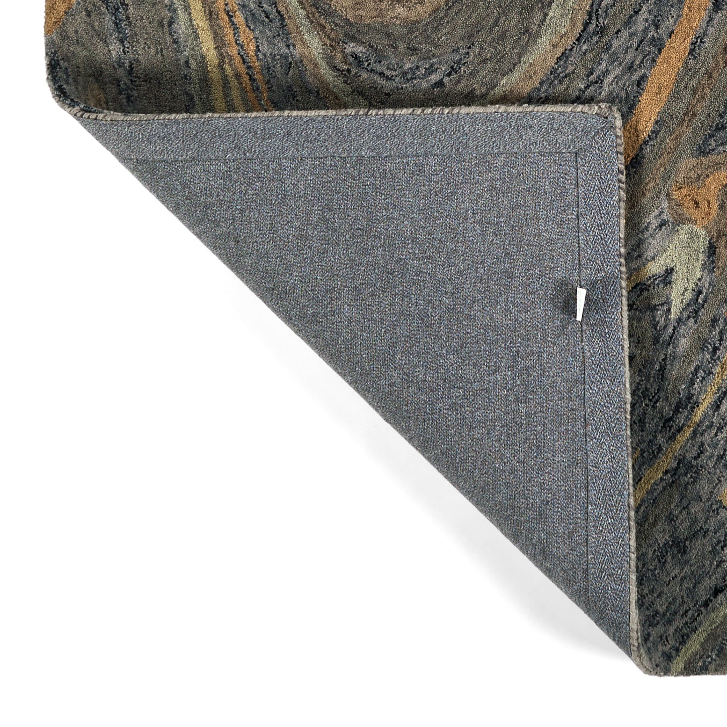 Kaleen Marble Collection Light Denim Throw Rug 2' x 3'