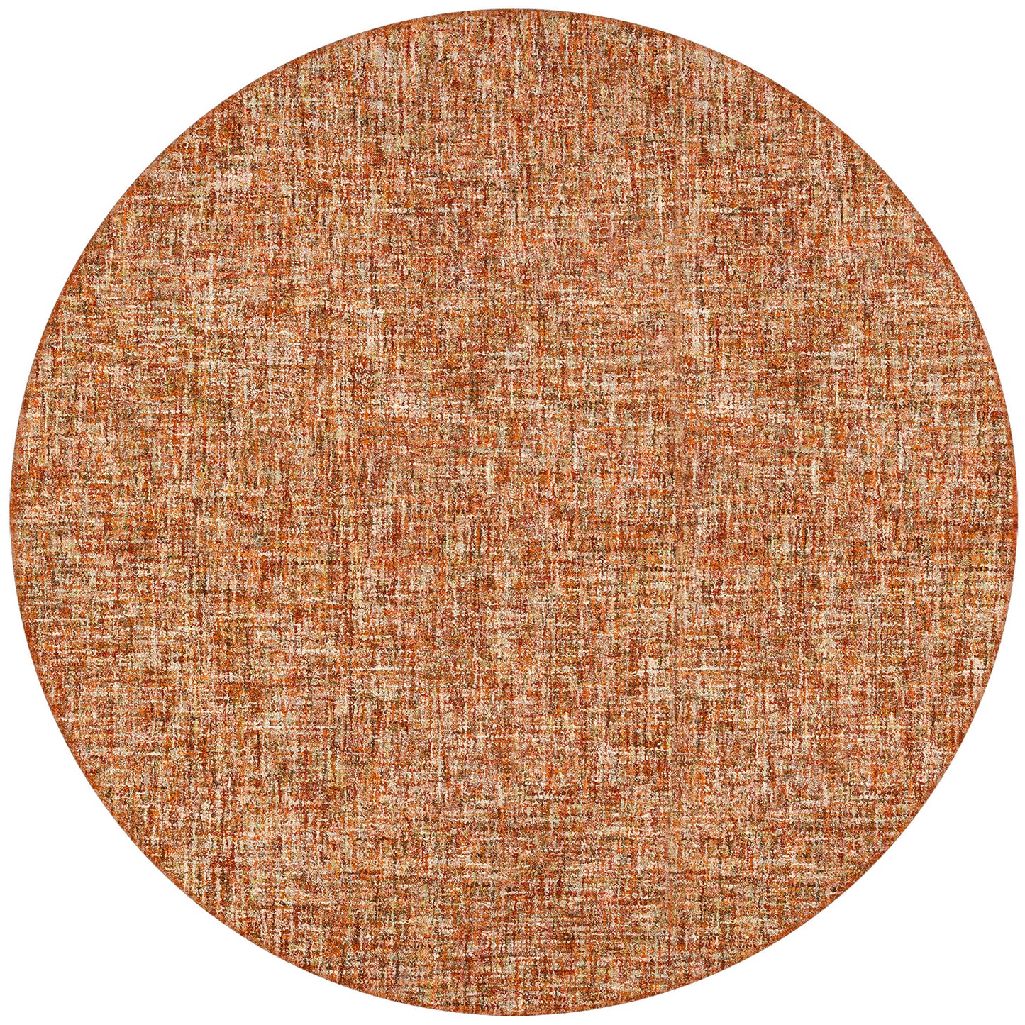 Mateo ME1 Paprika 4' x 4' Round Rug