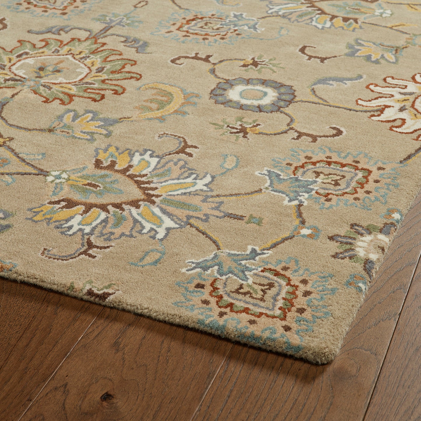 Kaleen Middleton Collection Light Mushroom Throw Rug 2' x 3'