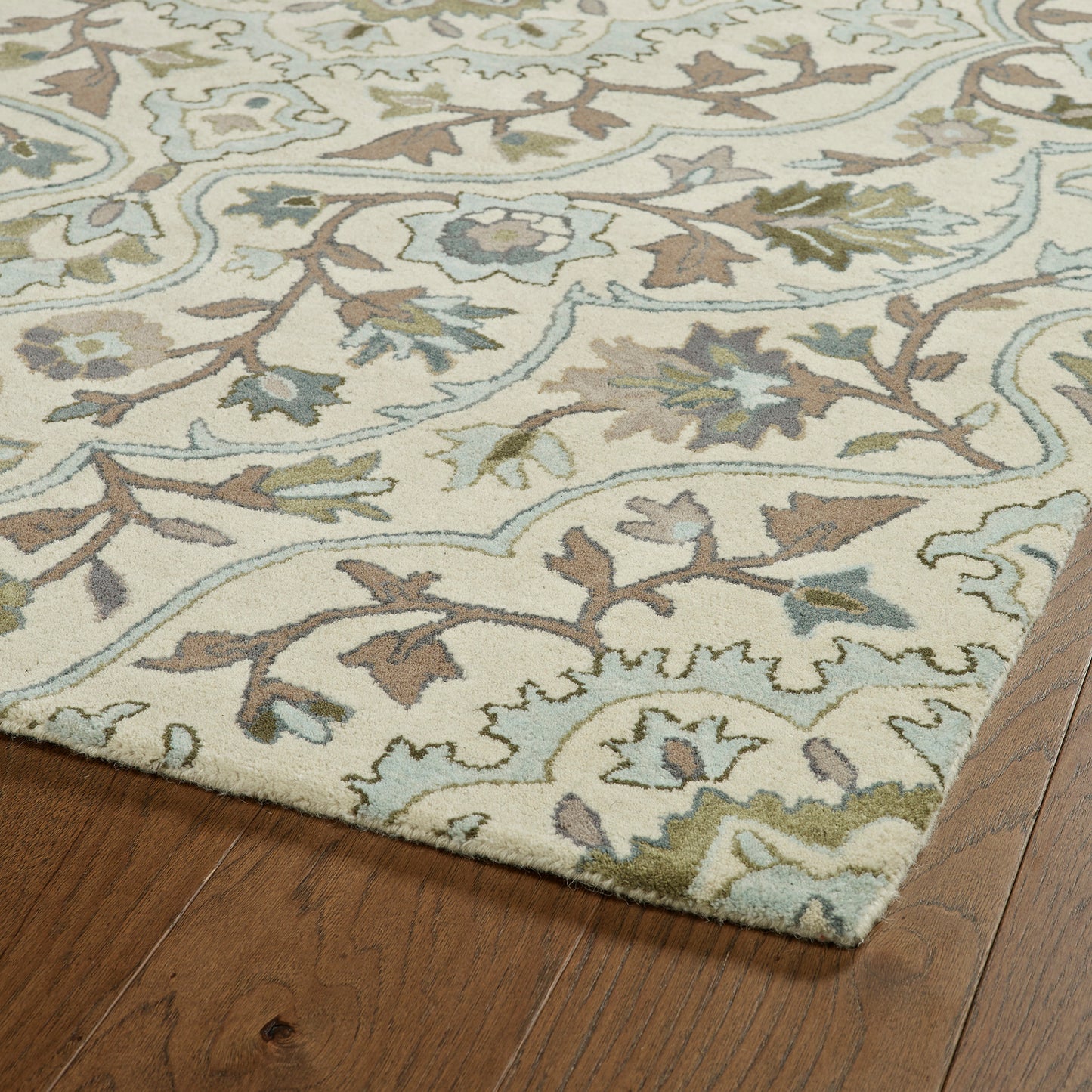 Kaleen Middleton Collection Light Ivory Throw Rug 2' x 3'