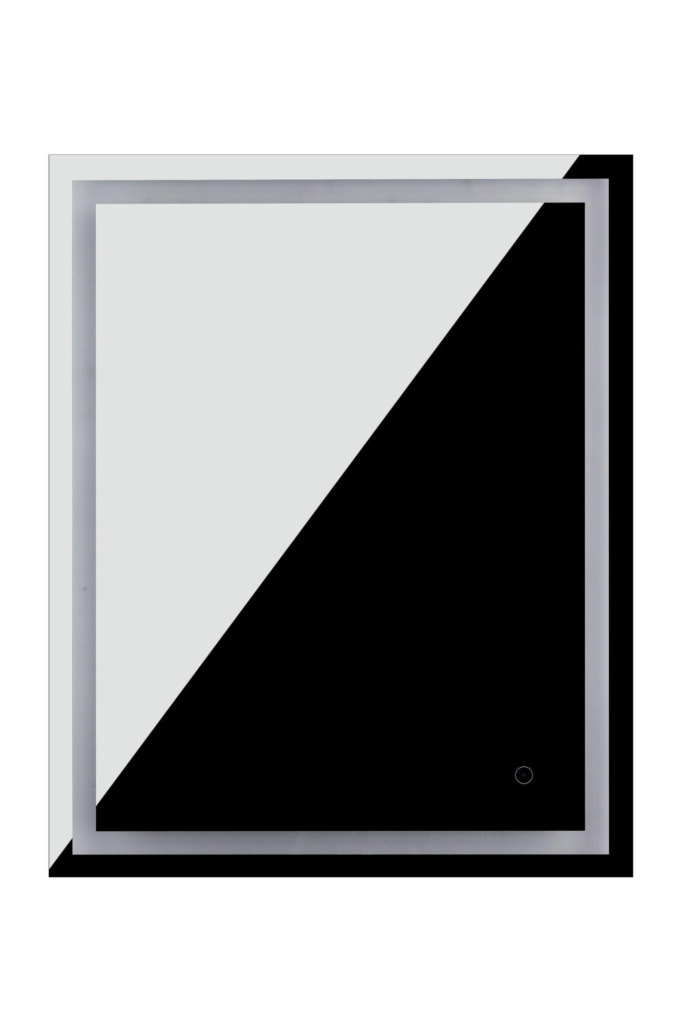 30†x 24†x 1.4†Rectangular LED Mirror with defogger and dimmer, 3000K