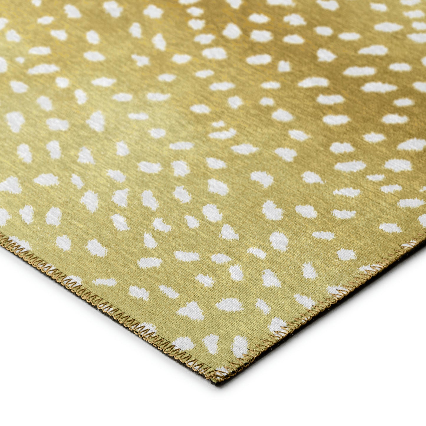 Indoor/Outdoor Mali ML3 Gold Washable 2'3" x 7'6" Runner Rug