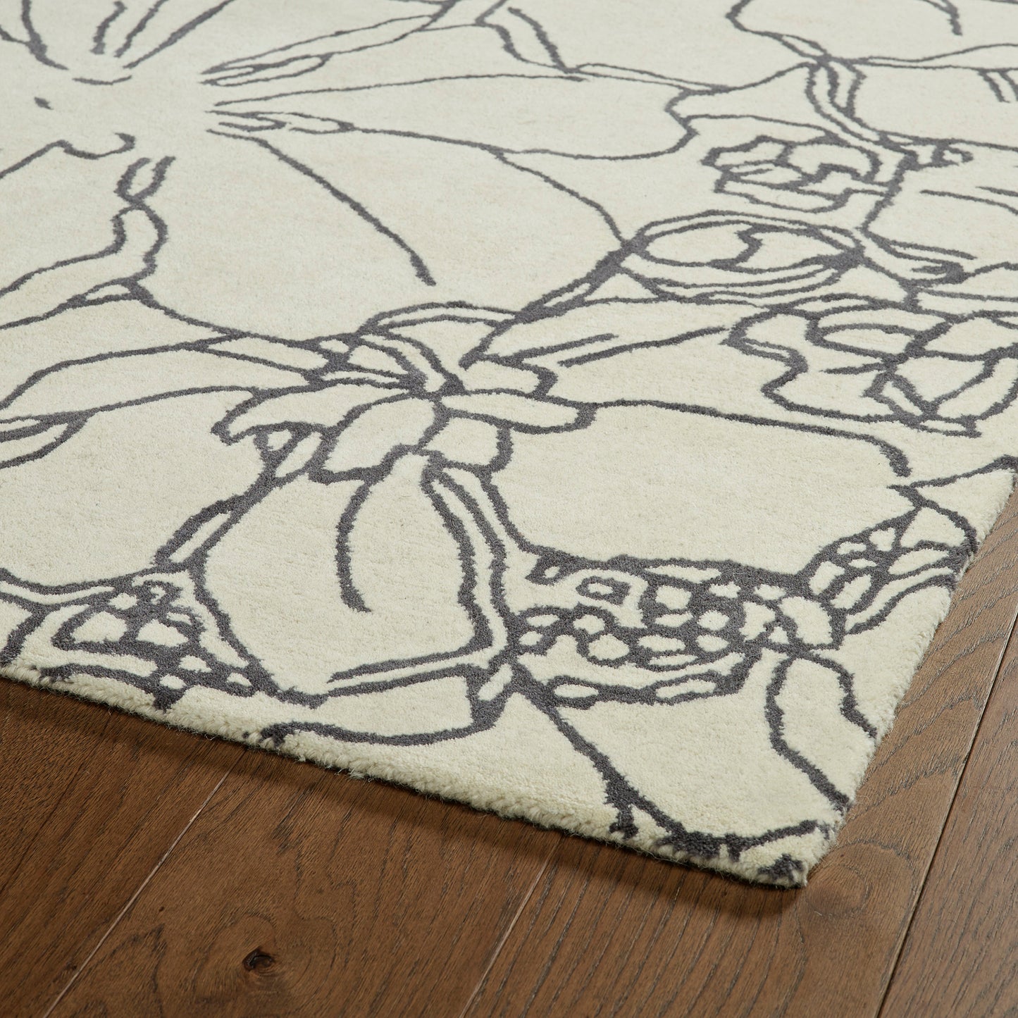 Kaleen Melange Collection MLG05-01 Ivory Throw Rug 3' x 5'
