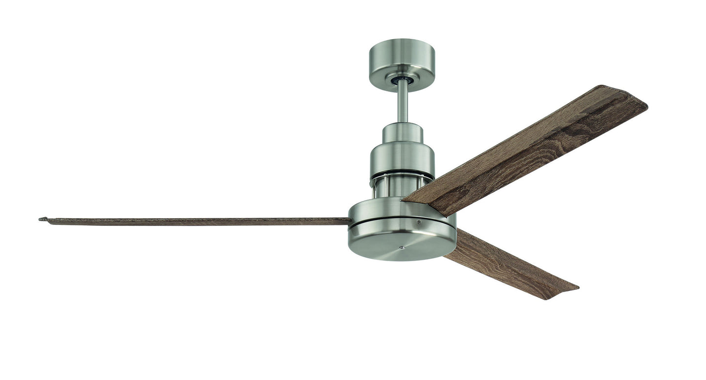 54" Mondo Ceiling Fan in Brushed Polished Nickel