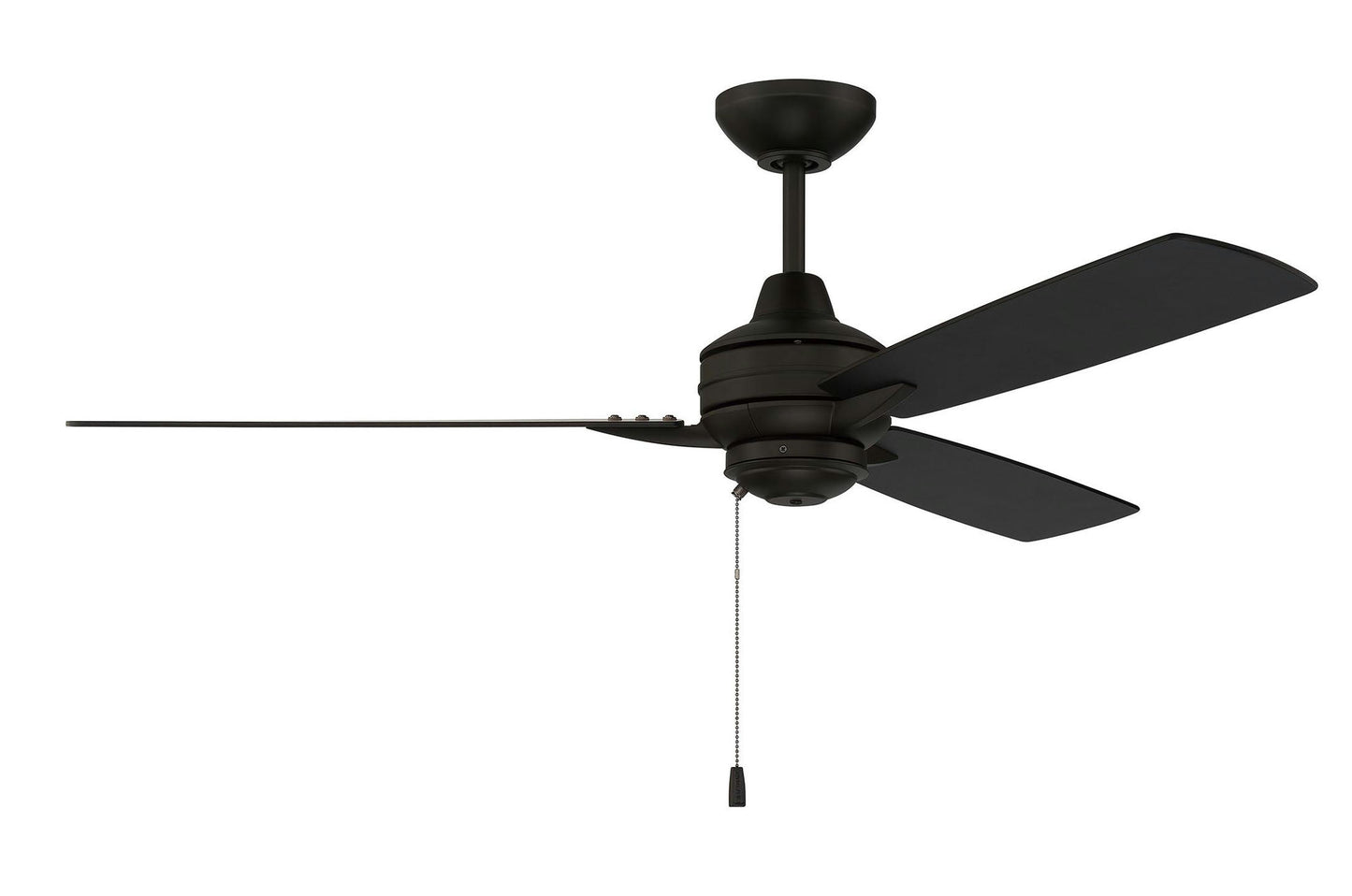 52" Moto Fan in Flat Black