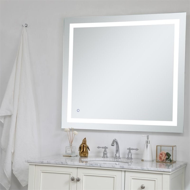 Helios 36In X 40In Hardwired Led Mirror W/Touch Sensor And Color Changing Temp.
