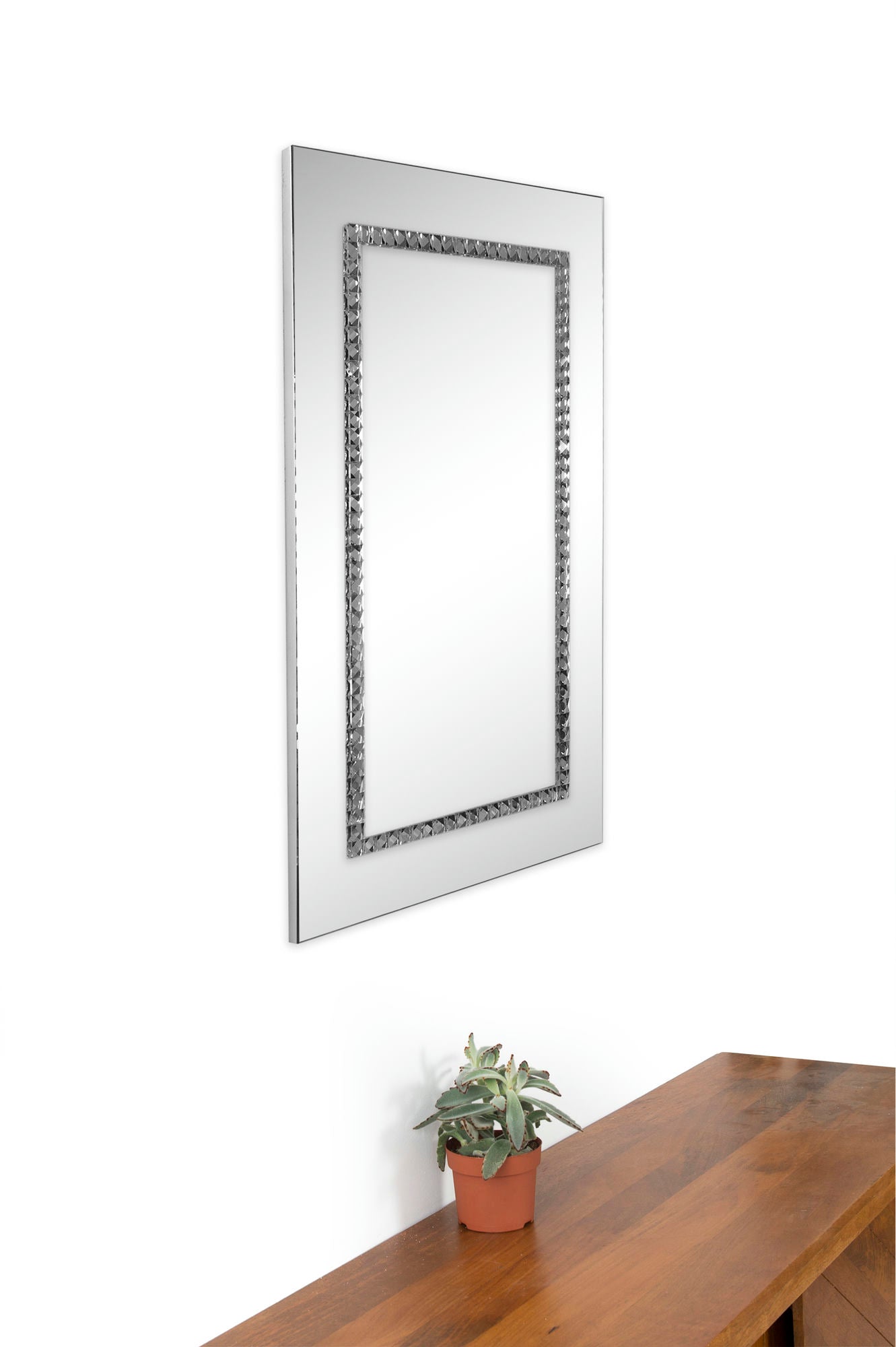 Embedded Jewels Mirror 40 X 24