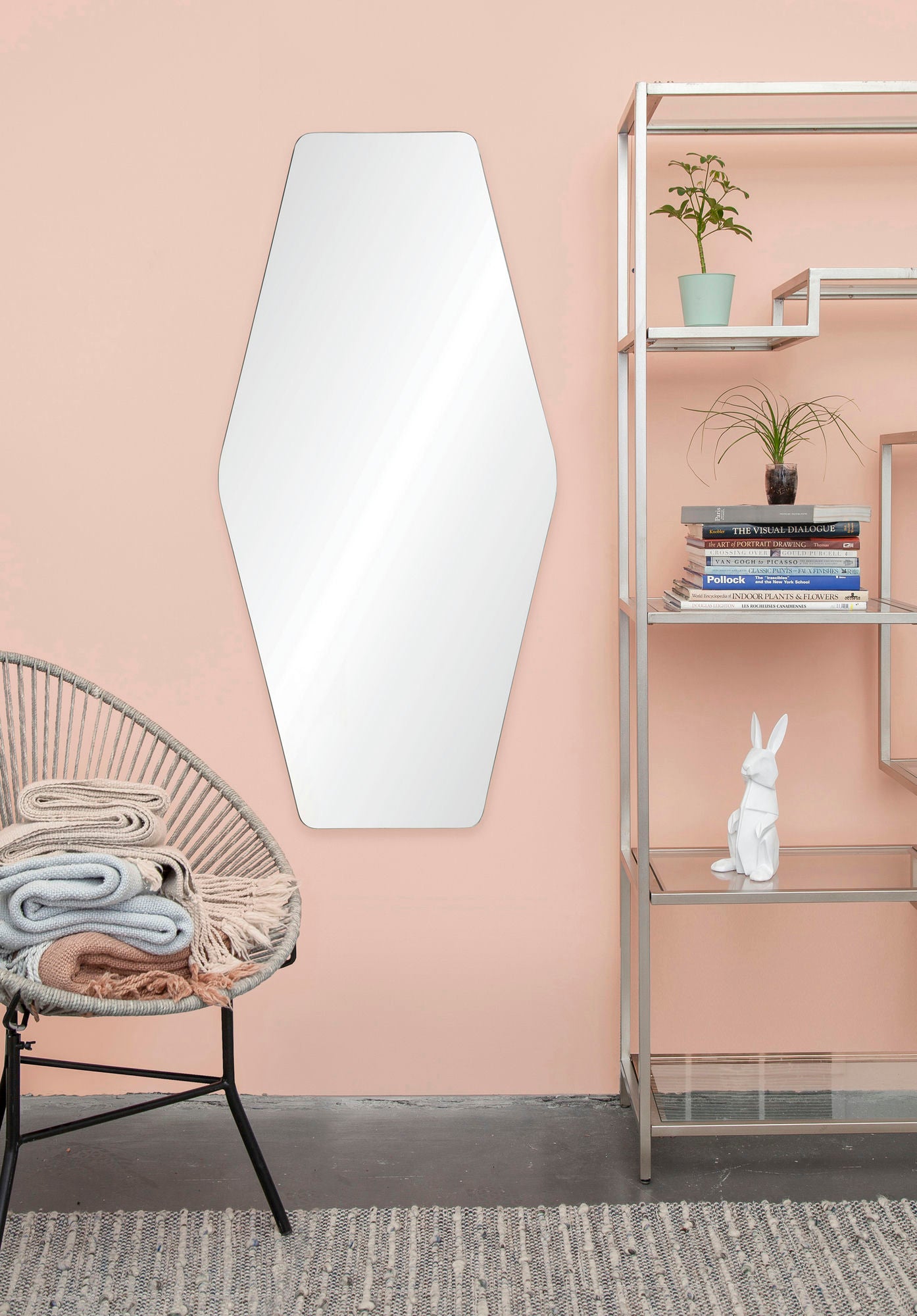 Switzer Hexagon Mirror 24 X 48 X 1.5