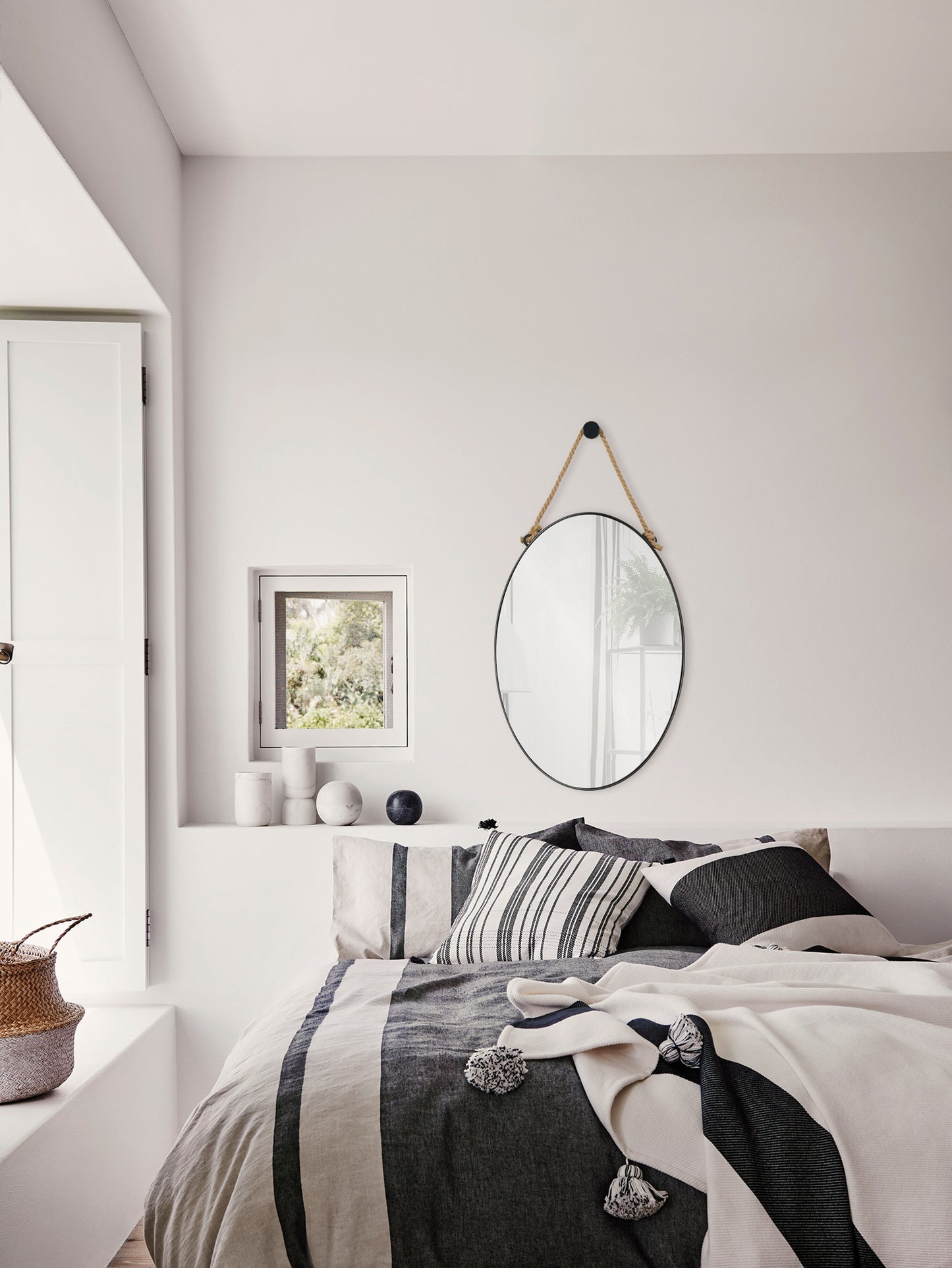 Parbuckle Oval Mirror 22 X 42 X 2.25