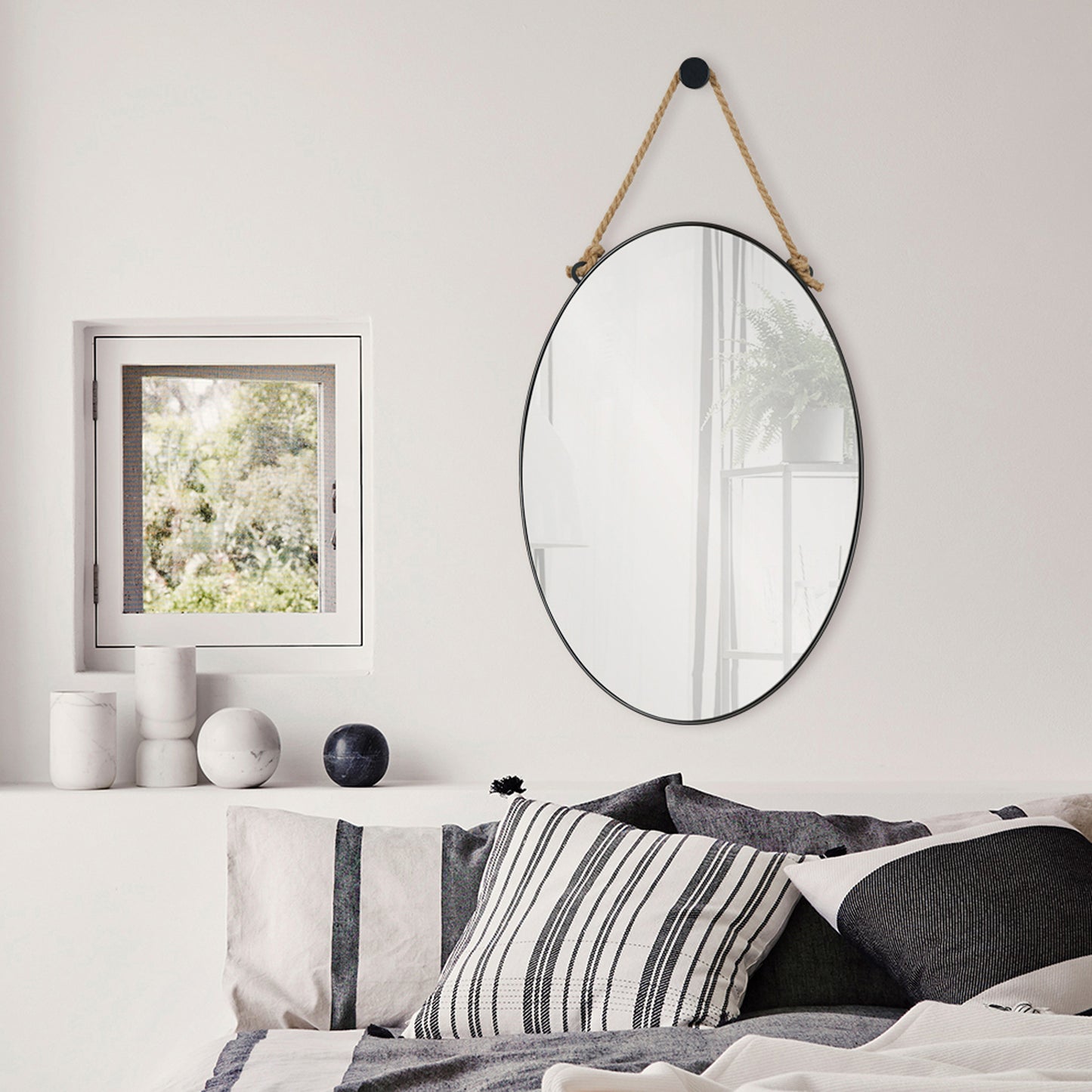 Parbuckle Oval Mirror 22 X 42 X 2.25