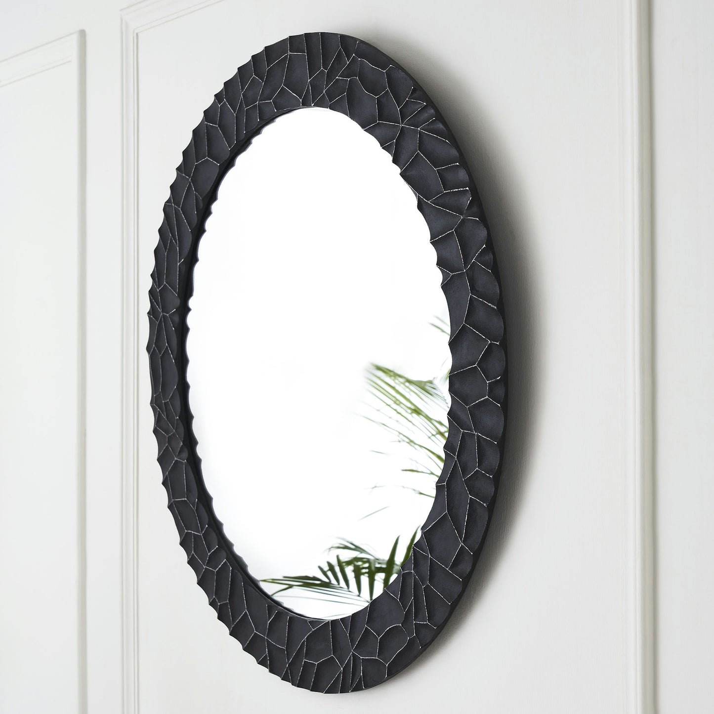 Tolima Dark Charcoal Aluminum Mirror (36X36)