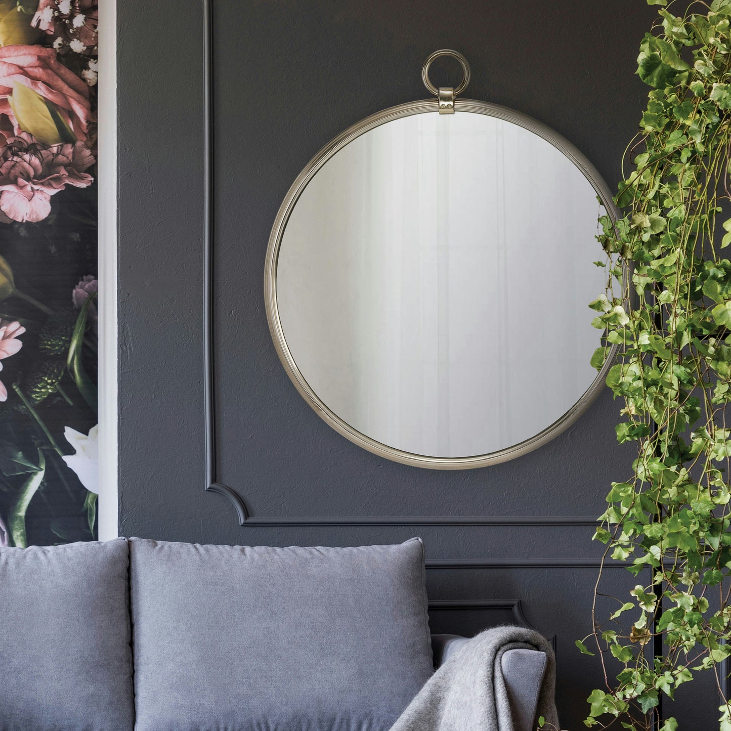 Fiona Gold Aluminum Mirror (30X34)