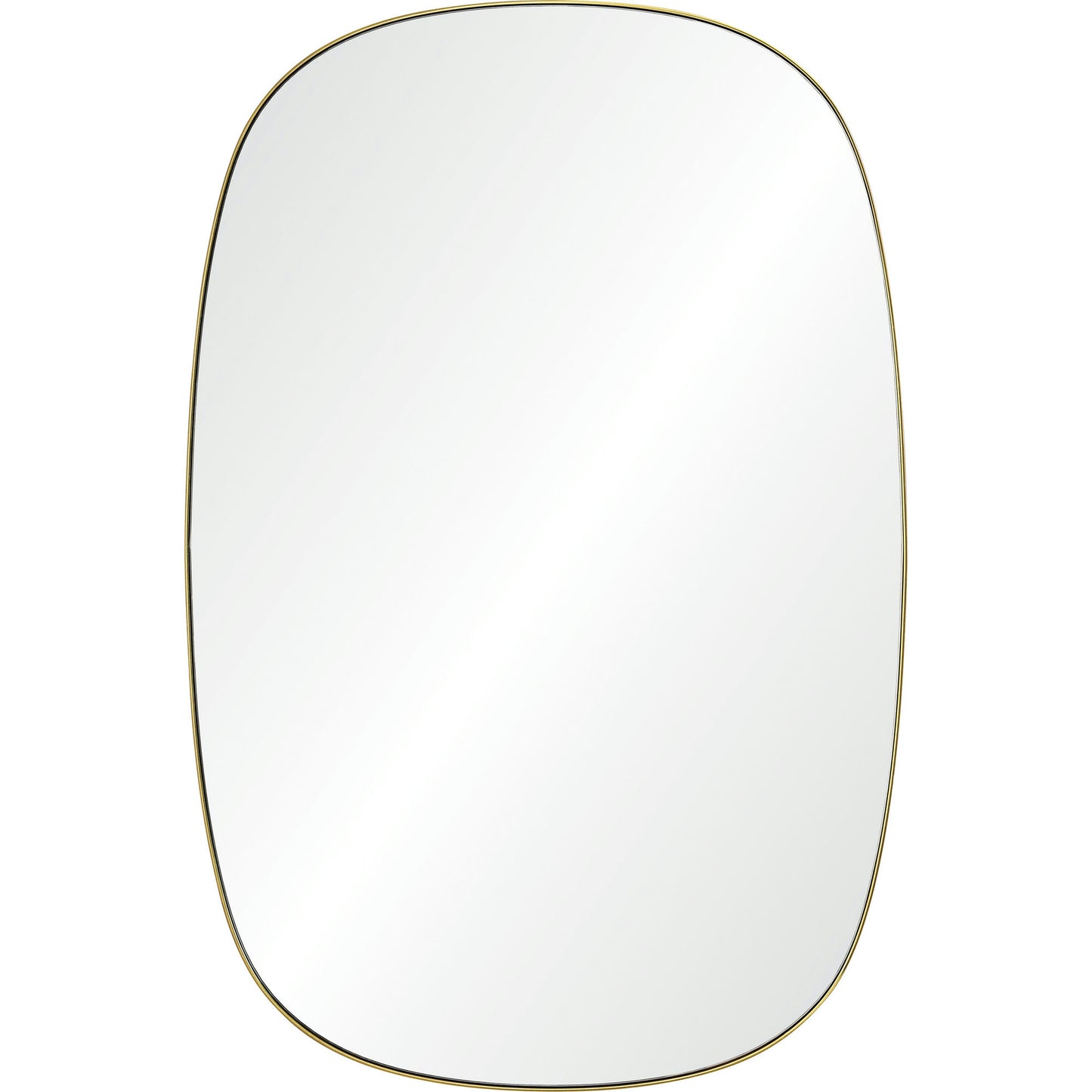 Gallegos Brushed Brass Iron Mirror (24X36)