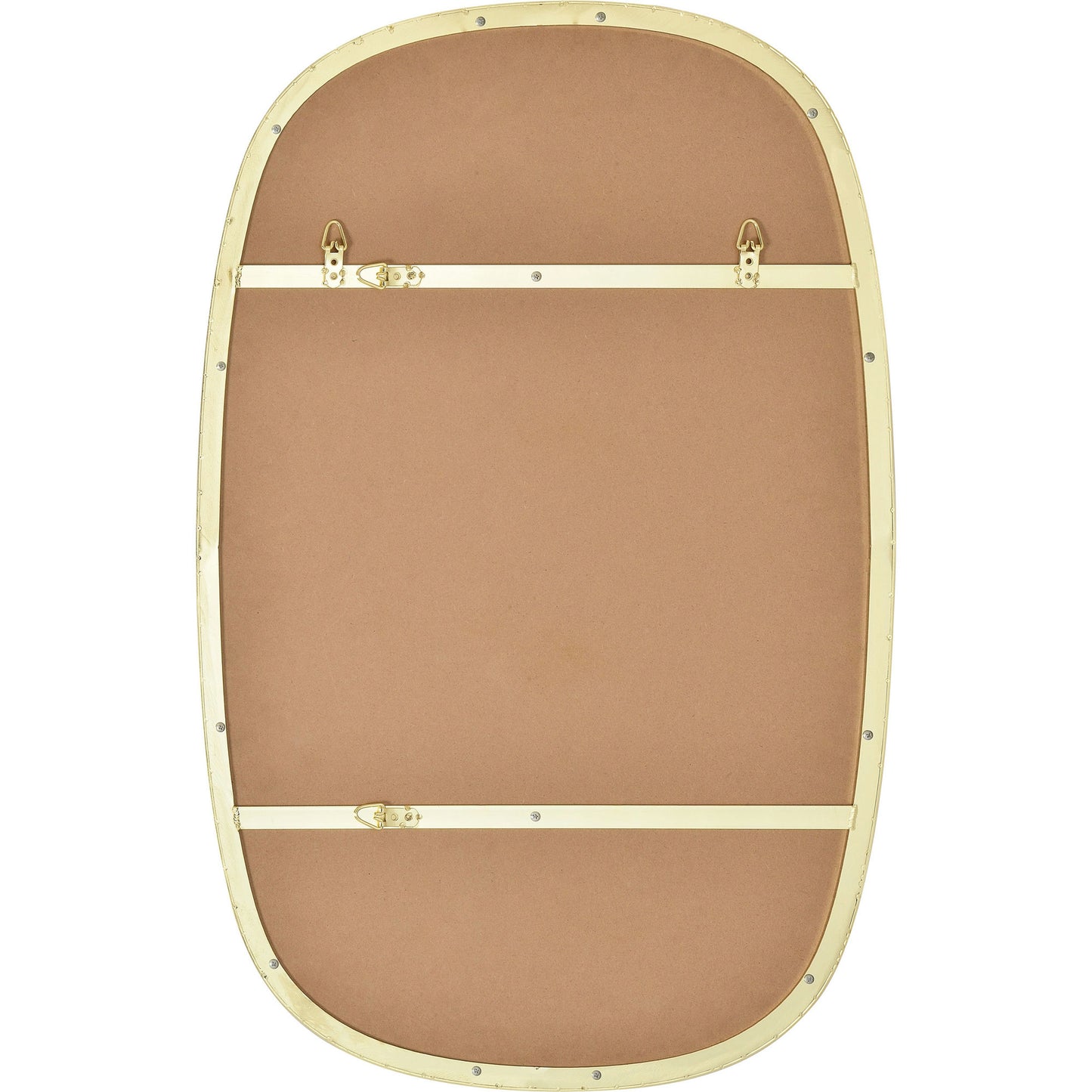 Gallegos Brushed Brass Iron Mirror (24X36)