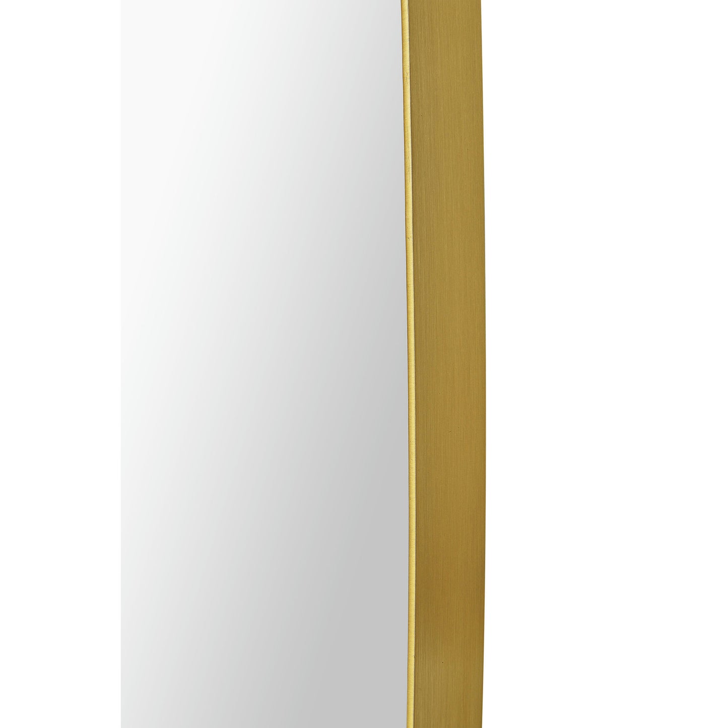 Gallegos Brushed Brass Iron Mirror (24X36)