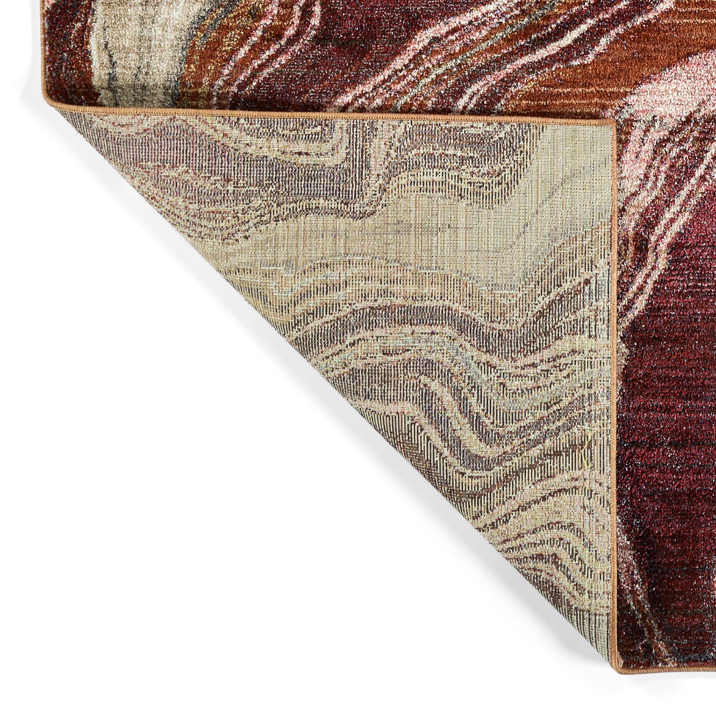 Kaleen Maya Collection Light Cranberry Area Rug 9'6" x 13'1"