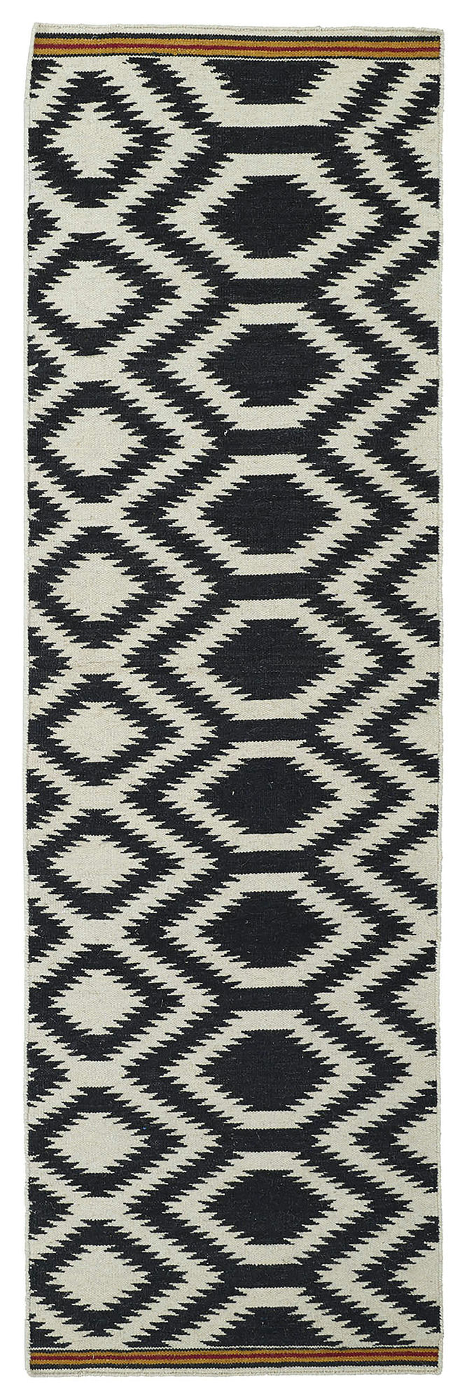 Kaleen Nomad Collection NOM04-02 Black Throw Rug 2' x 3'