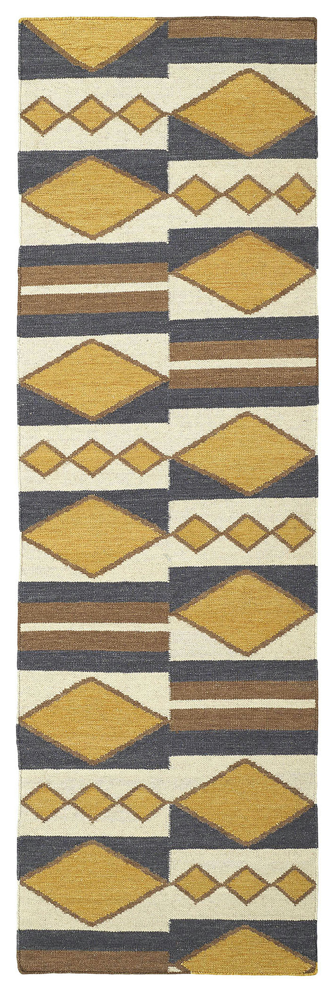 Kaleen Nomad Collection Bright Gold Throw Rug 2' x 3'