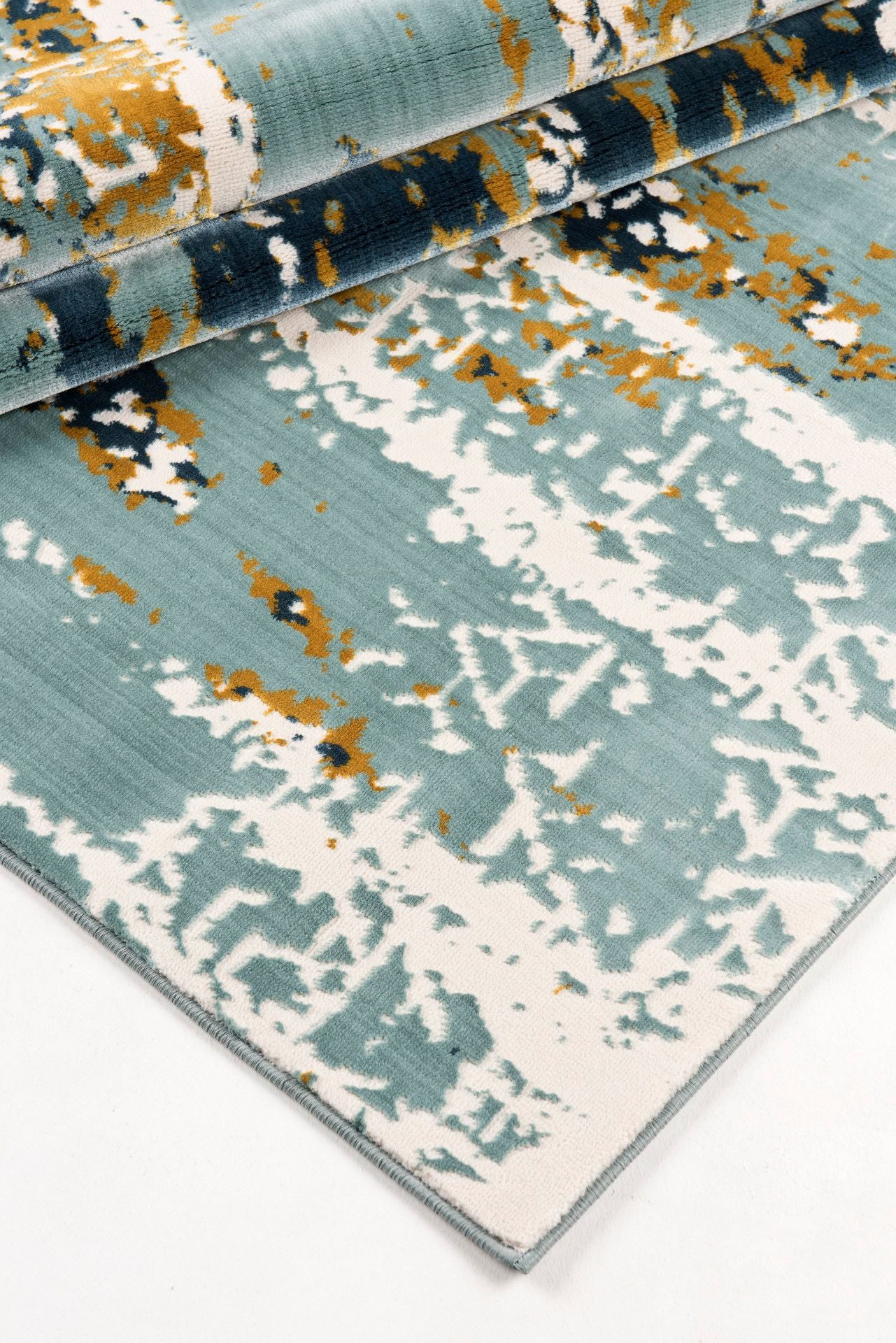 Nubuck-Ls10702-Blue-7.10 X 10.6 Area Rug