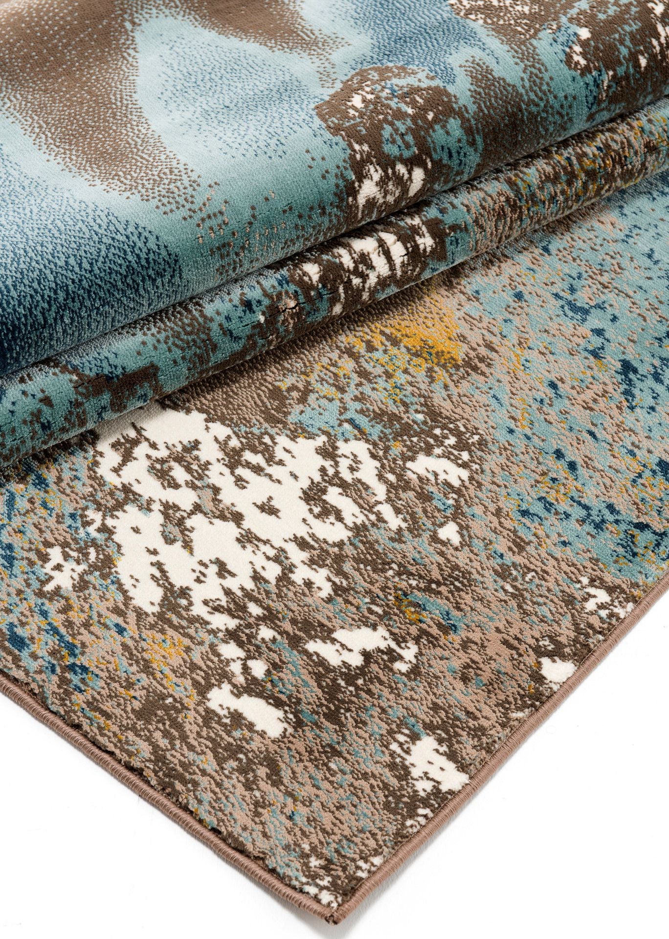 Nubuck-Ls429-Blue_Gray-5.3 X 7.6 Area Rug