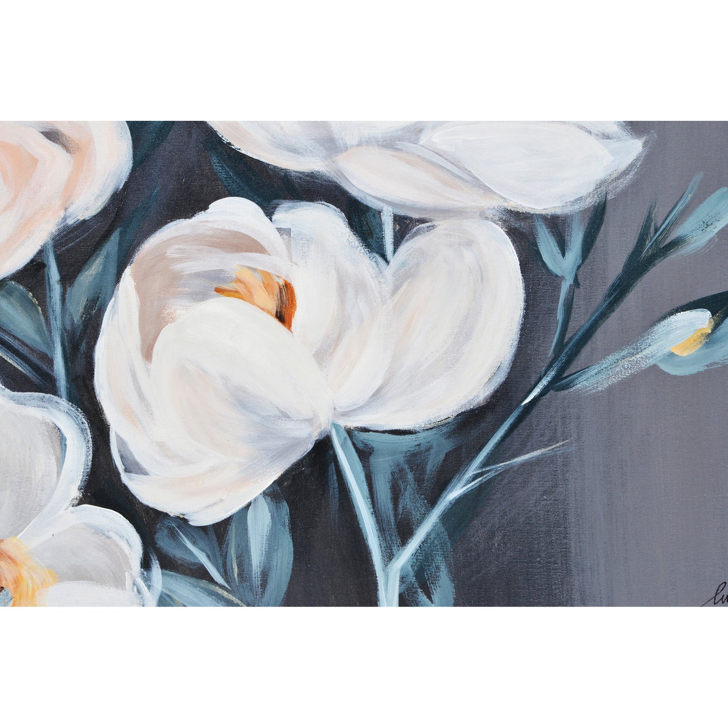 Lune Carmela Square Canvas - Wrapped 35 X 35 X 2