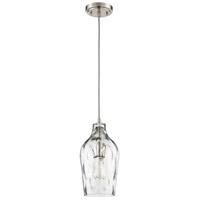 1 Light Mini Pendant in Brushed Polished Nickel, P725BNK1