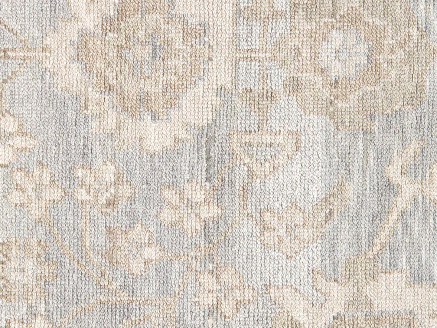 Pasargad Home Oushak Collection L. Blue Wool Area Rug - 8'0" X 16'2"