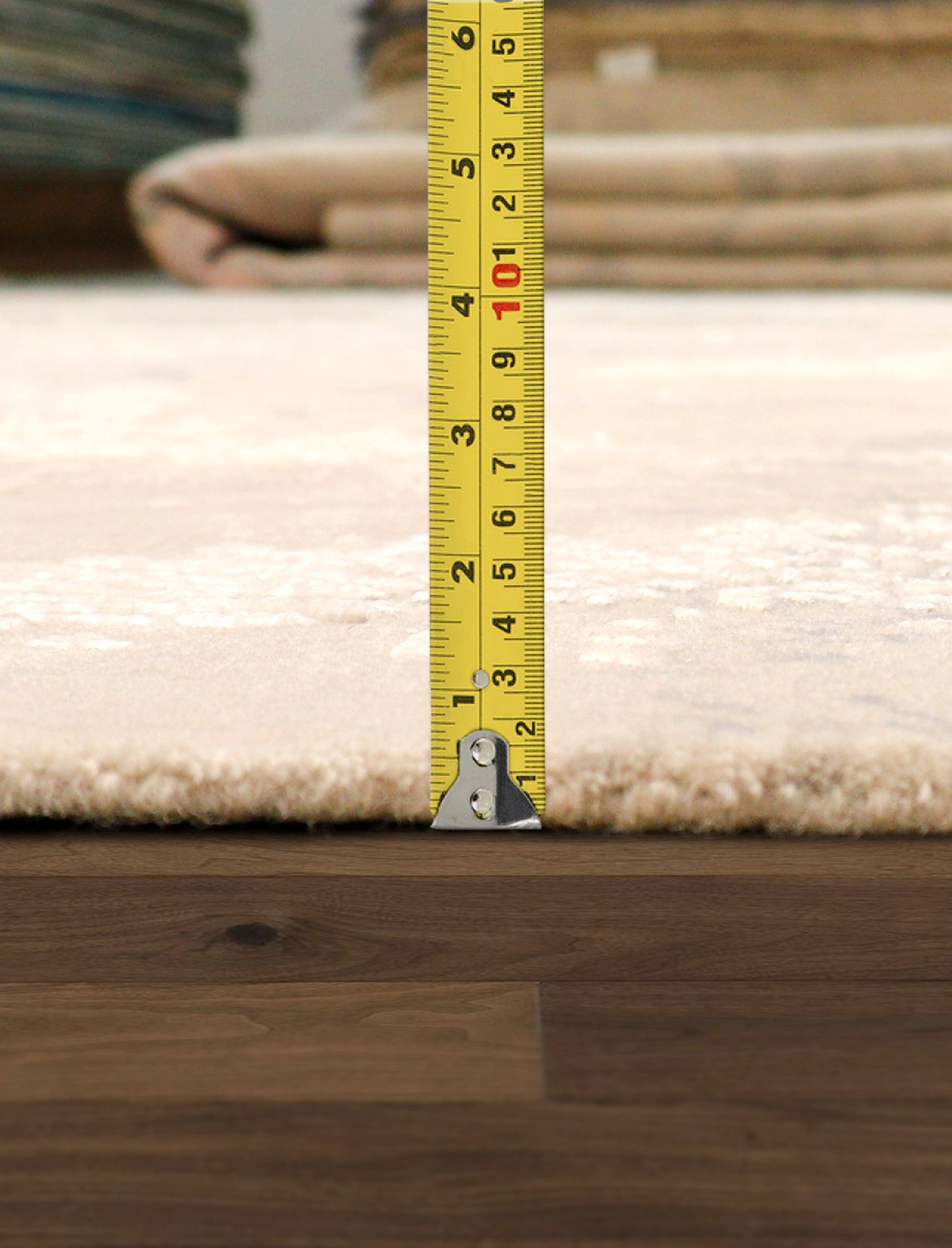 Pasargad Home Modern Collection Beige Silk & Wool Area Rug 10'3" X 14'6"