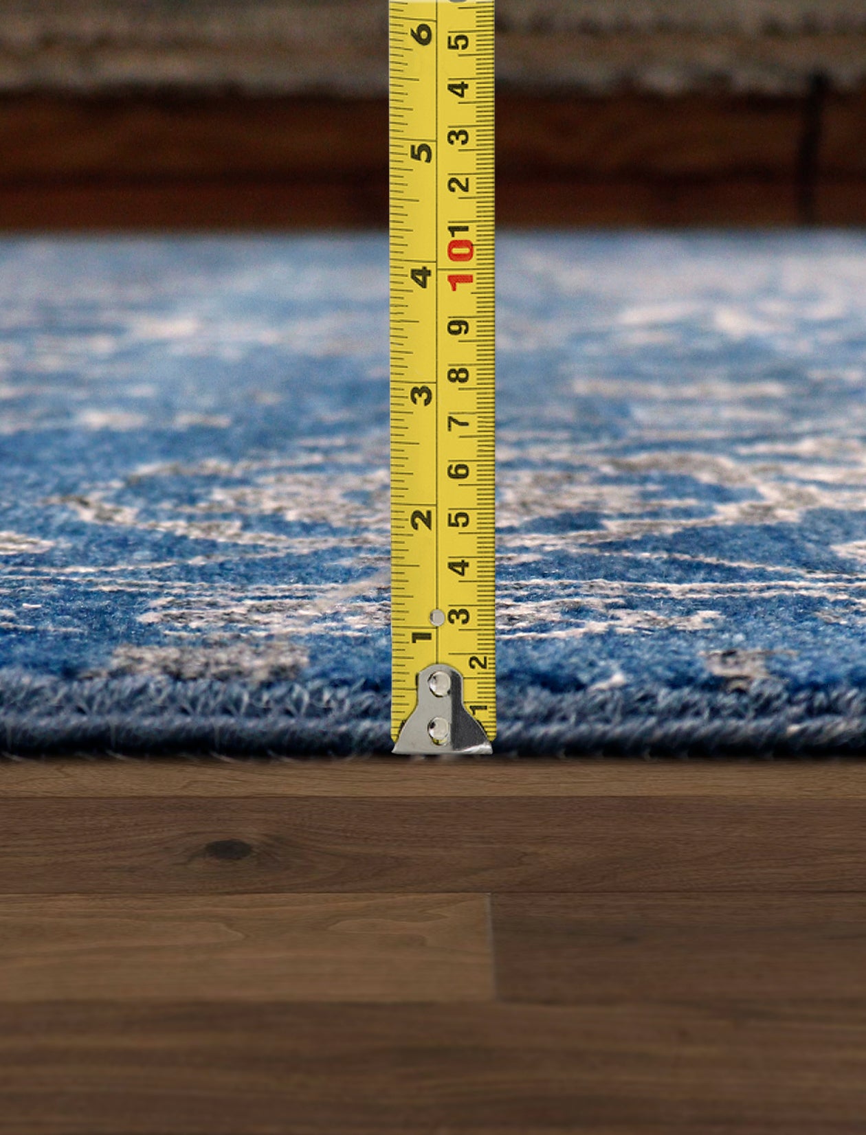Pasargad Home Transitional Collection Blue Bamboo Silk & Wool Rug 9'0" X 11'10"