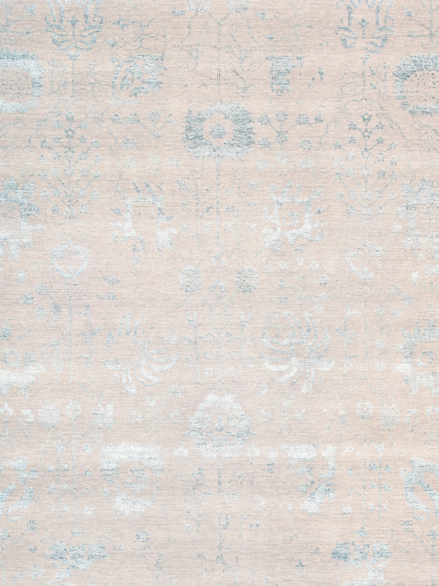 Pasargad Home Transitional Collection Silver Area Rug 8'11" X 11'8"