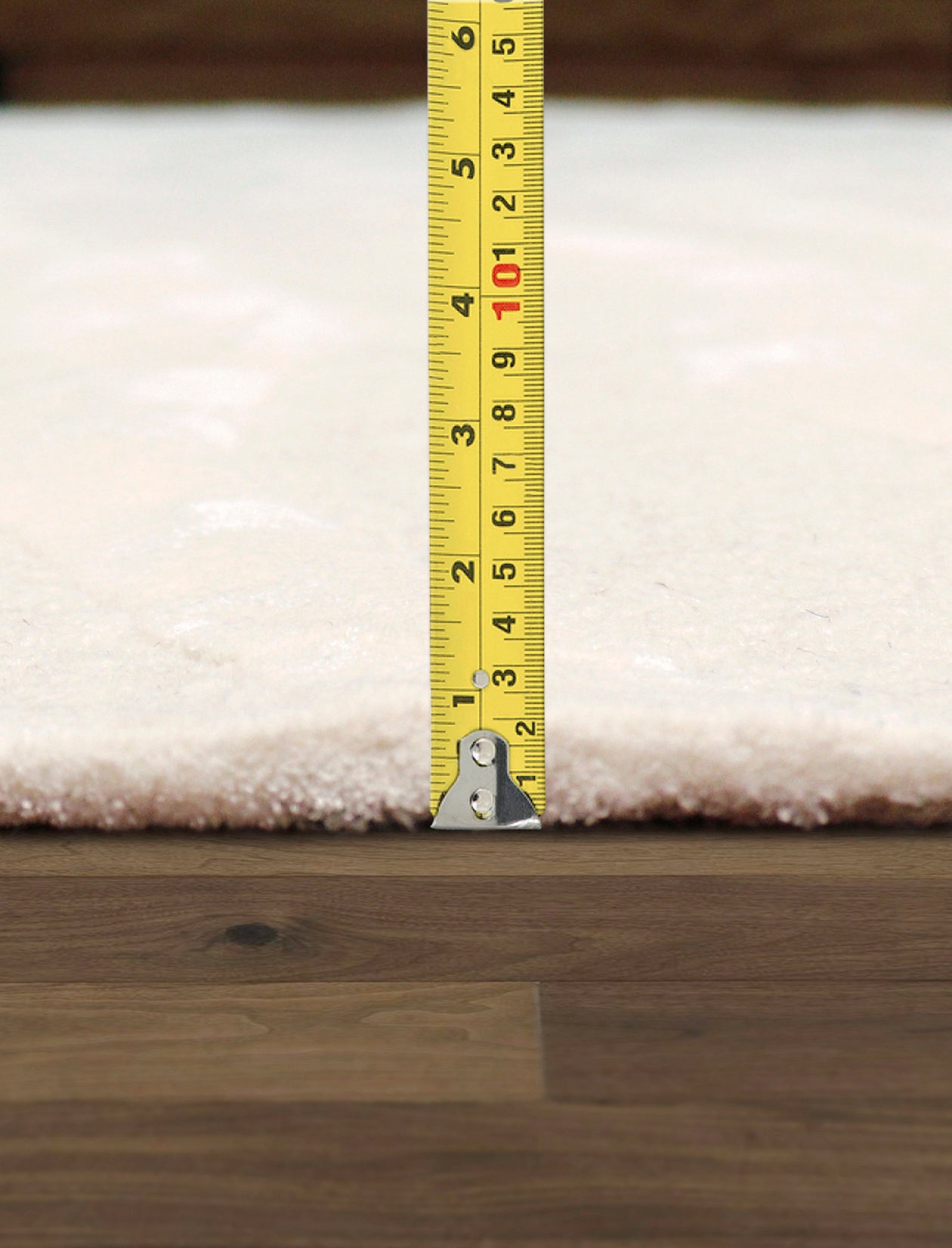 Pasargad Home Edgy Collection Ivory Bamboo Silk & Wool Rug 9'9" X 13'9"