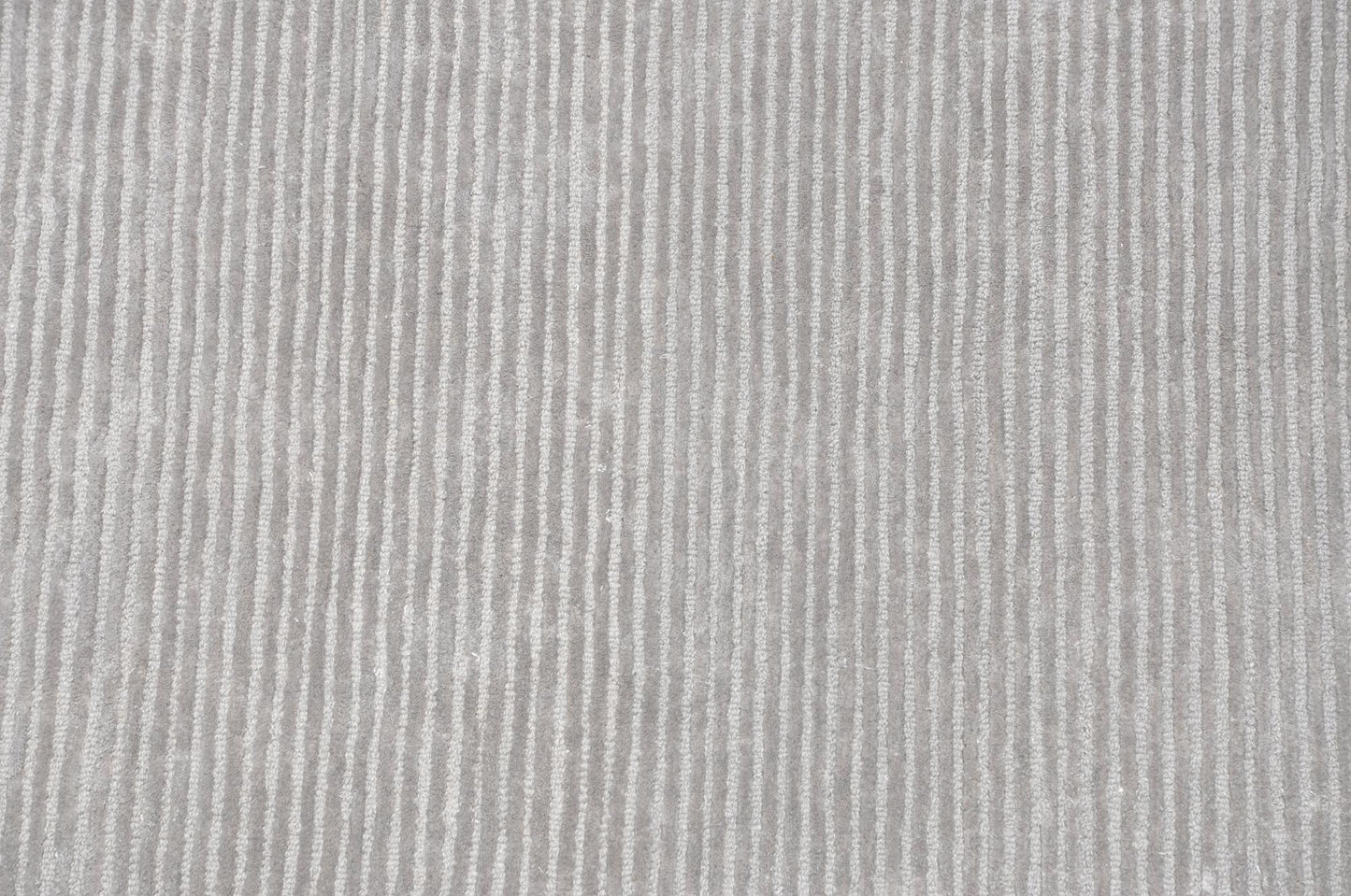 Pasargad Home Edgy Collection Silver Bamboo Silk & Wool Rug 7'9" X 9'9"