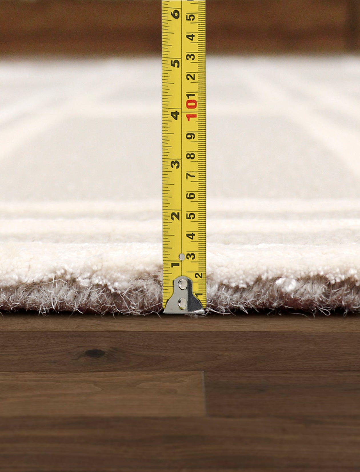 Pasargad Home Edgy Collection Silver Bamboo Silk & Wool Area Rug 9'9" X 13'9"