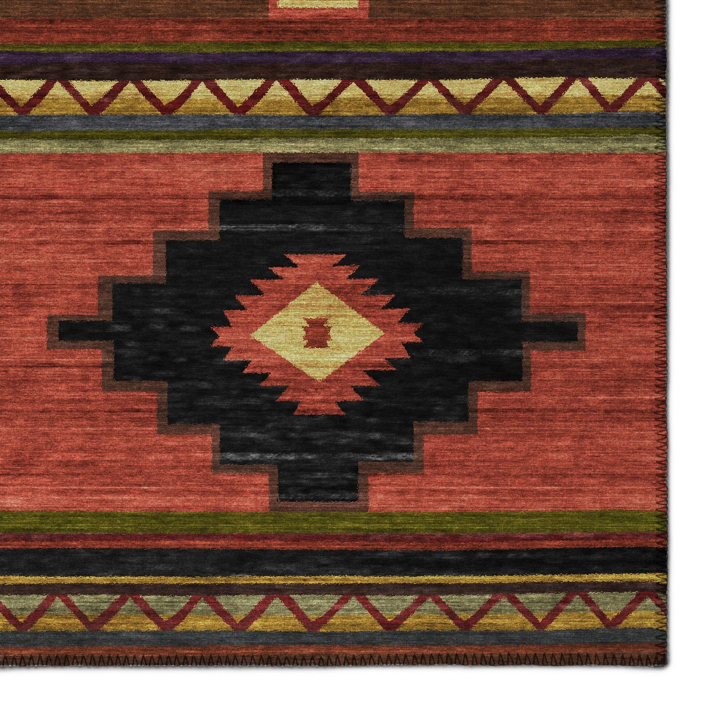 Indoor/Outdoor Phoenix PH1 Canyon Washable 2'3" x 7'6" Runner Rug