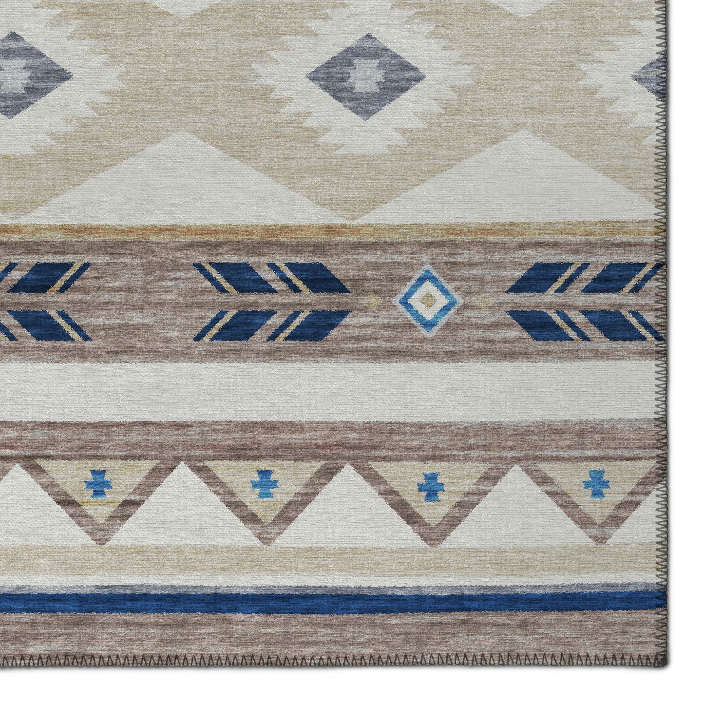Indoor/Outdoor Phoenix PH3 Ivory Washable 2'3" x 7'6" Runner Rug