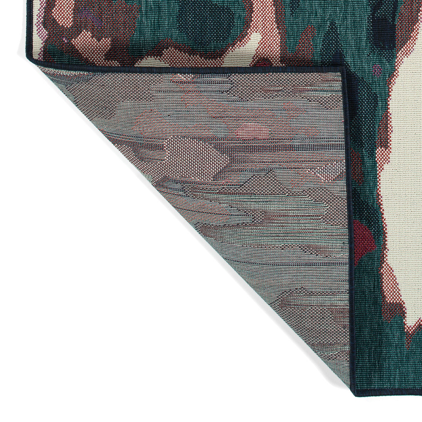 Kaleen Pianta Collection PTA06-91 Teal Throw Rug 1'11" x 3'7"