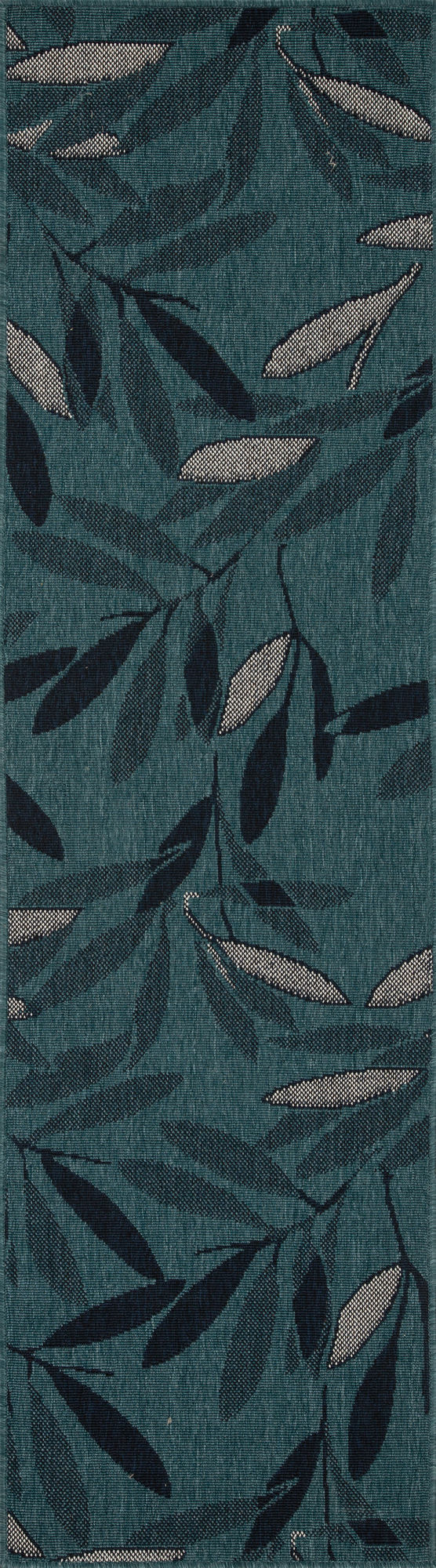 Kaleen Pianta Collection PTA07-91 Teal Throw Rug 1'11" x 3'7"