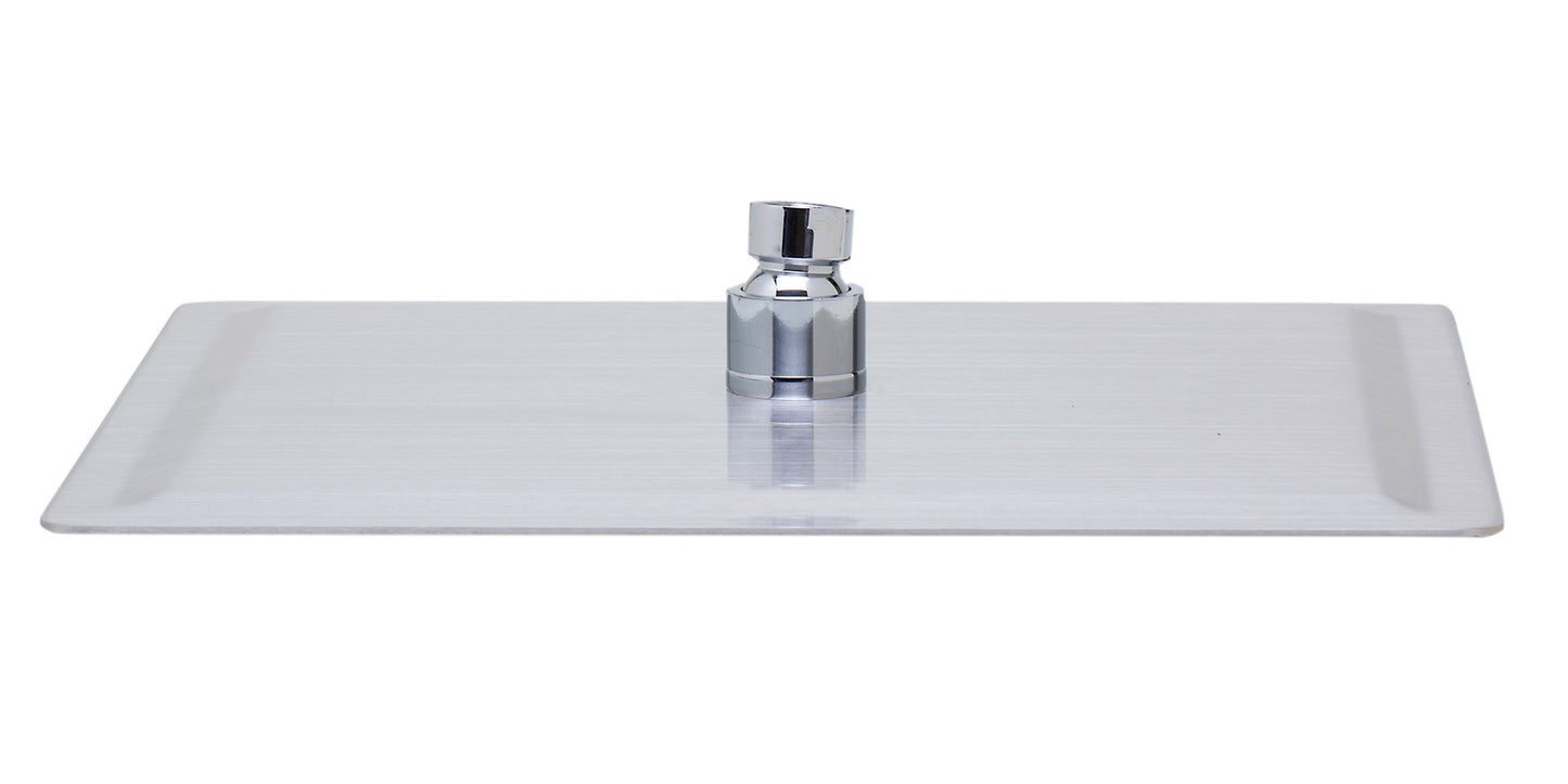 ALFI brand Solid Brushed Stainless Steel 12" Square Ultra Thin Rain Shower Head